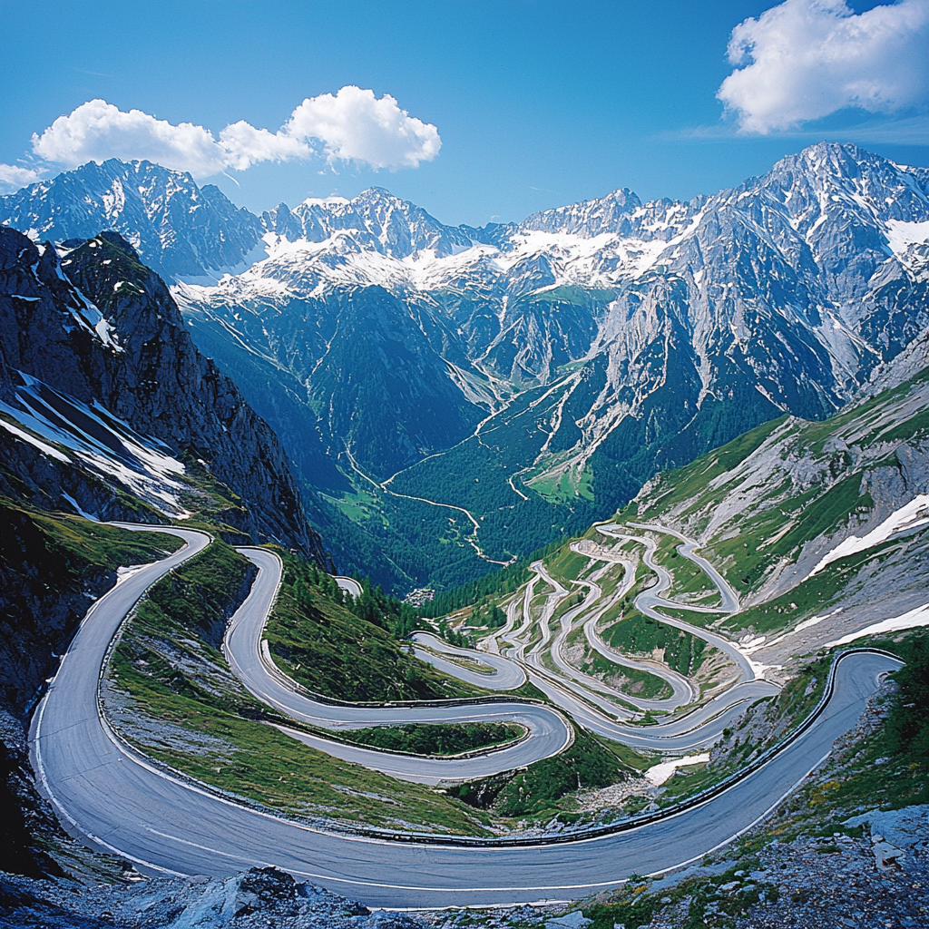 Stelvio Pass - Lombardy DIY Paint By Diamonds