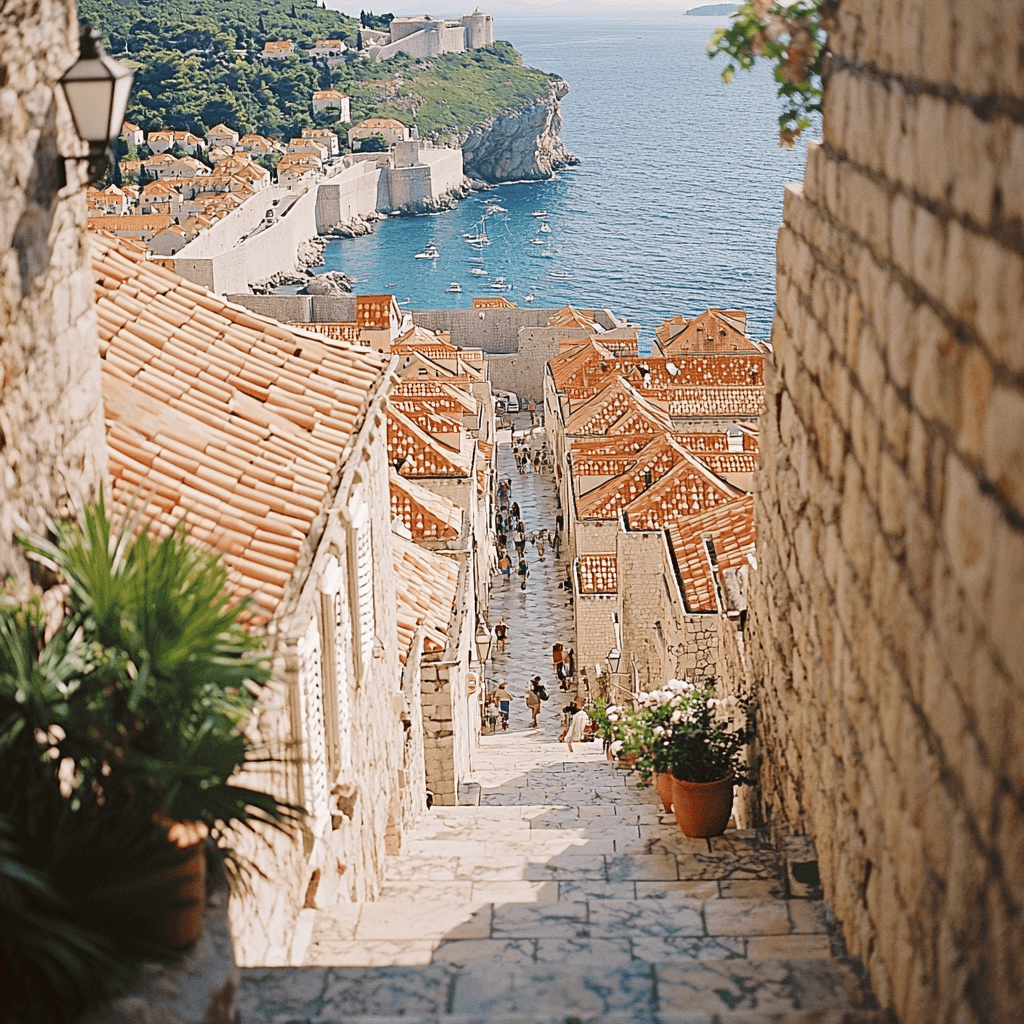 Dubrovnik Old Town - Croatia Paint By Color