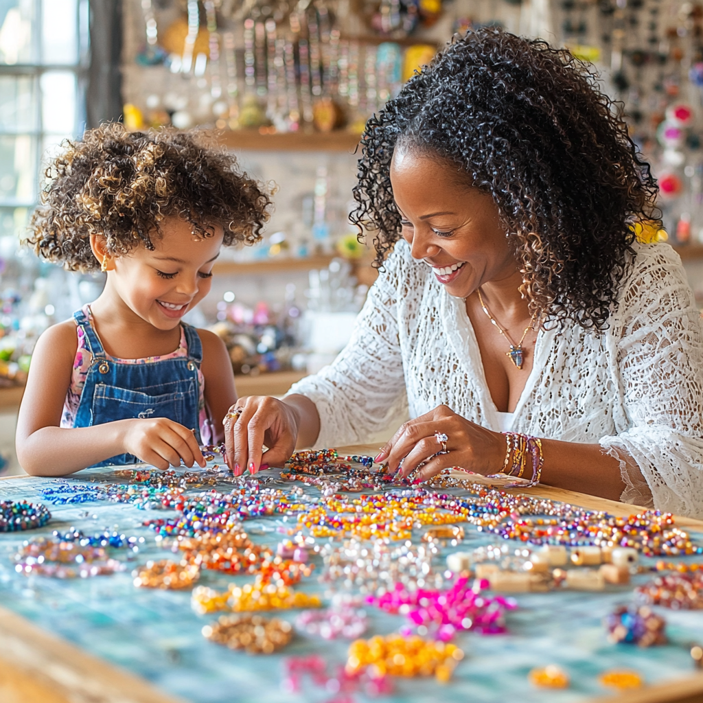 Heartfelt Heirlooms: Creating Handcrafted Jewelry Together Paint By Diamonds Kits