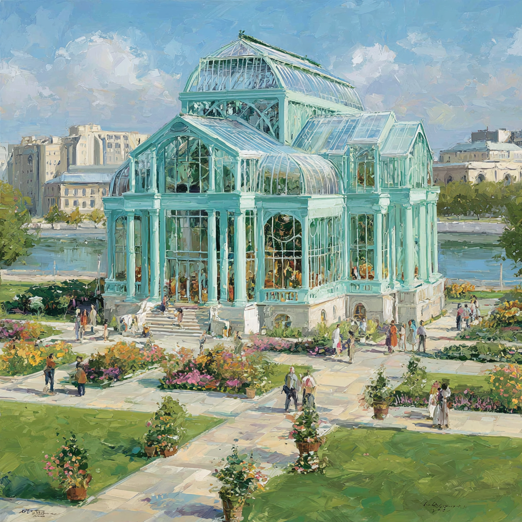 Jardim Botanico Greenhouse Curitiba Brazil diamond painting [AI-408a5a8f-256898a7b523]
