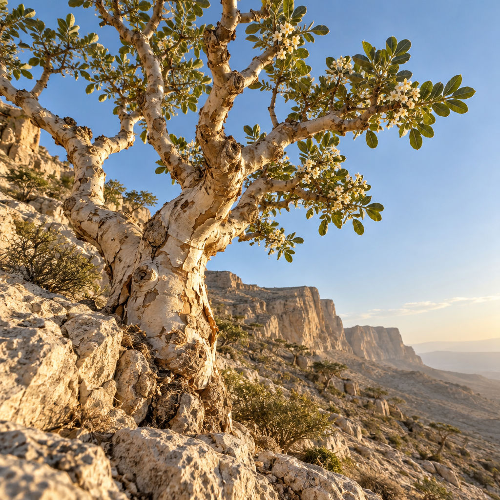 Frankincense Tree Bloom On Dhofar Limestone paint by diamond [AI-0aab31c1-91ba02d9660a]