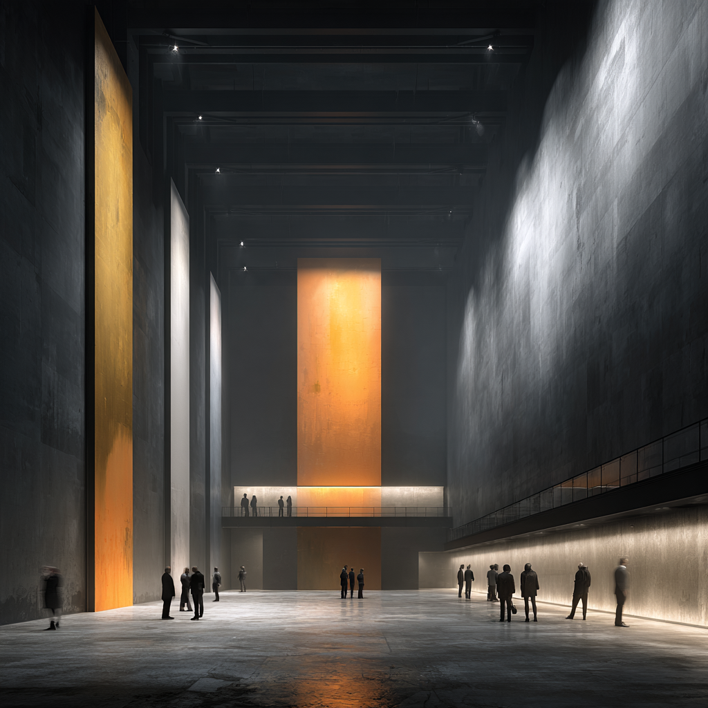 Tate Modern Turbine Hall London England DIY paint by diamonds [AI-340fc059-7e41f5c56268]