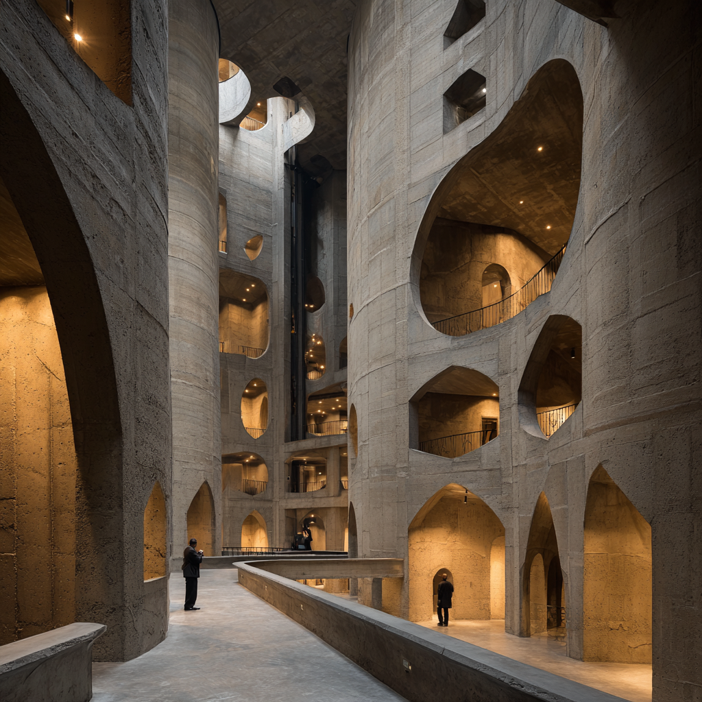 Zeitz Mocaa Silo Atrium Cape Town South Africa painting diamond kit [AI-1c4f58a8-9ec3d8e4d652]