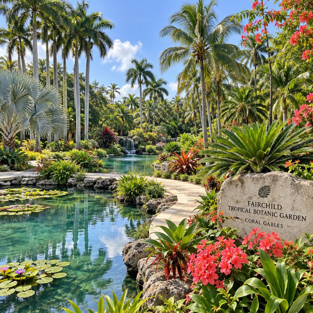 Fairchild Tropical Botanic Garden Palm Vista Paint by diamonds kits [AI-b0a2325c-578e505007c7]