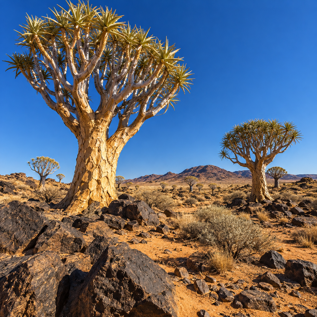 Quiver Tree Forest In Southern Namibia DIY paint by diamonds [AI-83cbf30d-332e19952e4e]