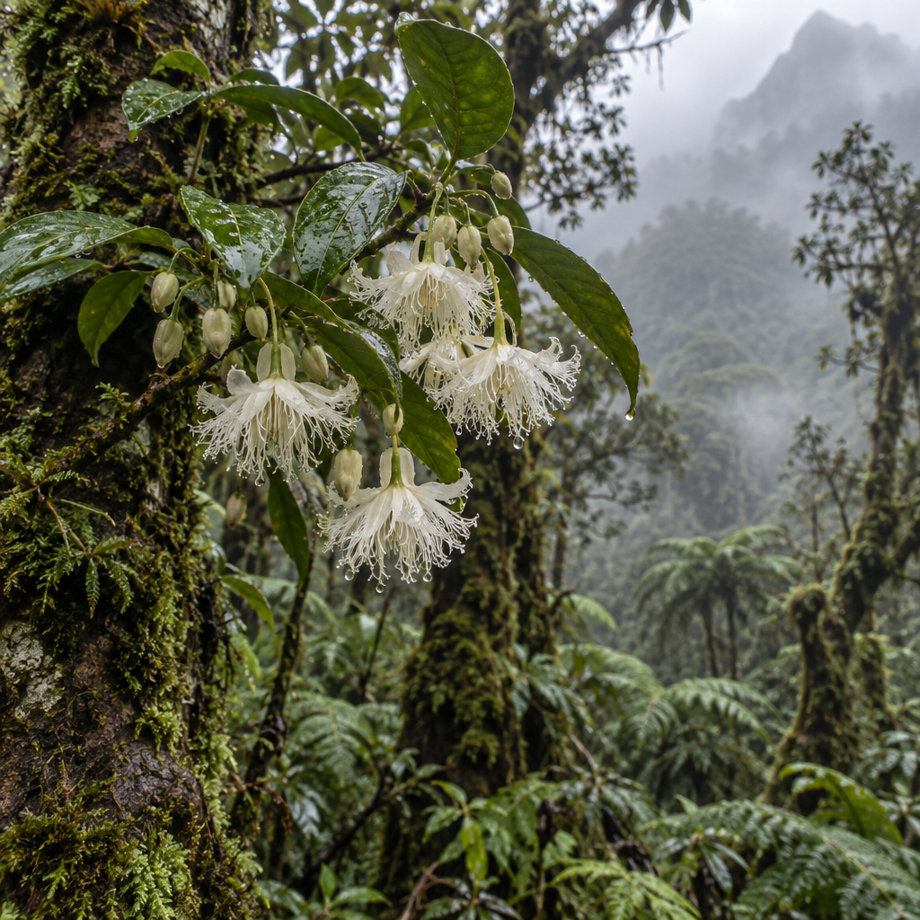 Bois Dentelle Elaeocarpus Bojeri Mauritius Cloud Forest painting diamond kit [AI-4095f302-d5f0dd9e9d4a]