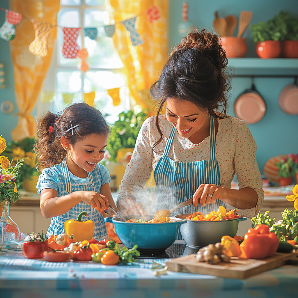 Joy In The Kitchen: A Family Cooking Challenge Paint By Diamonds Kits