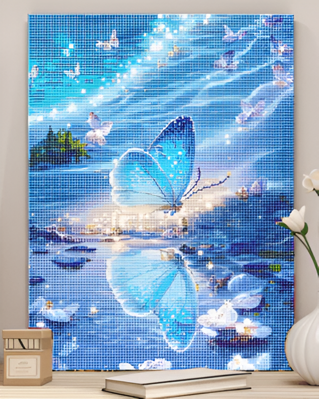 Butterfly Themed Diamond Painting Full Drill Art Kit