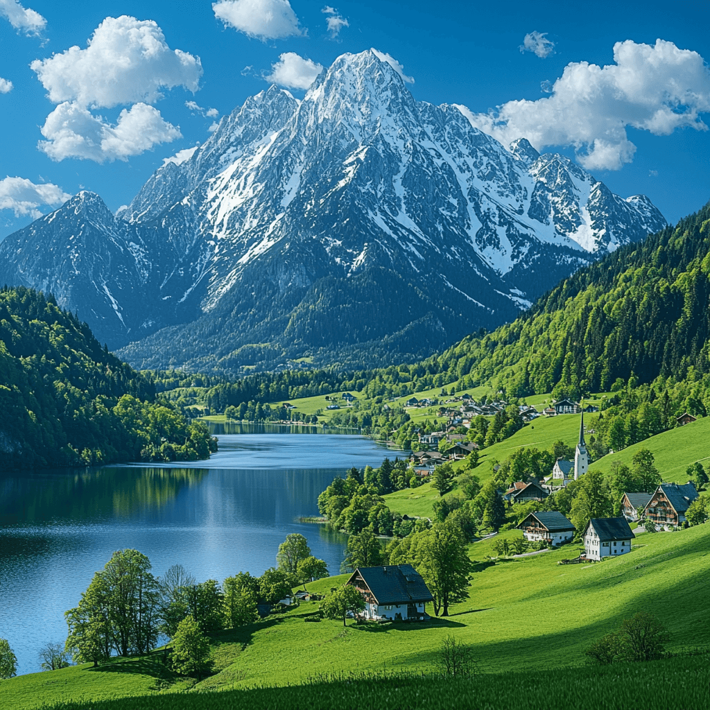 Bavarian Alps - Germany Paint By Color