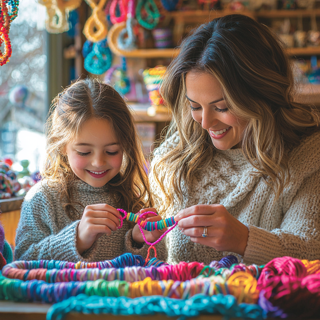 Twinkling Ties: Creating Friendship Bracelets Paint By Color