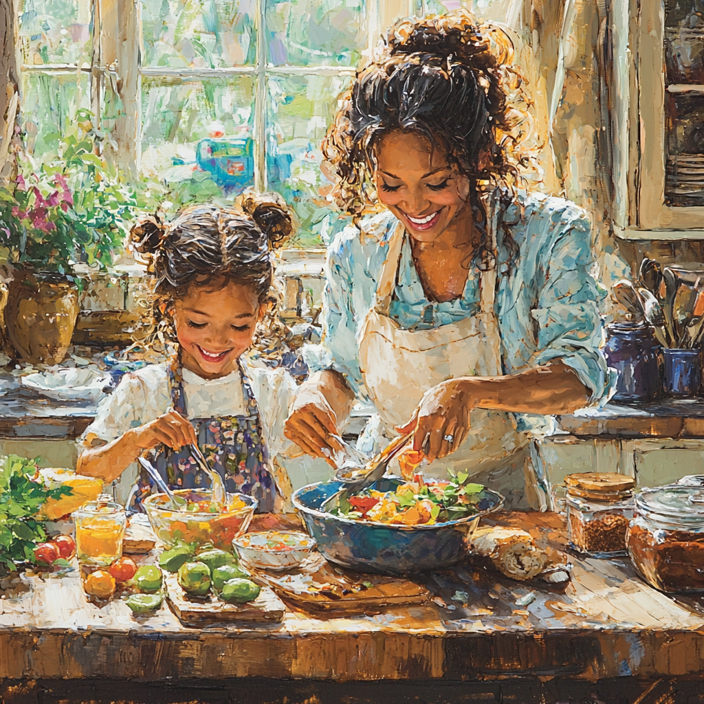 Culinary Adventure: Cooking Together With Love Paint By Diamond
