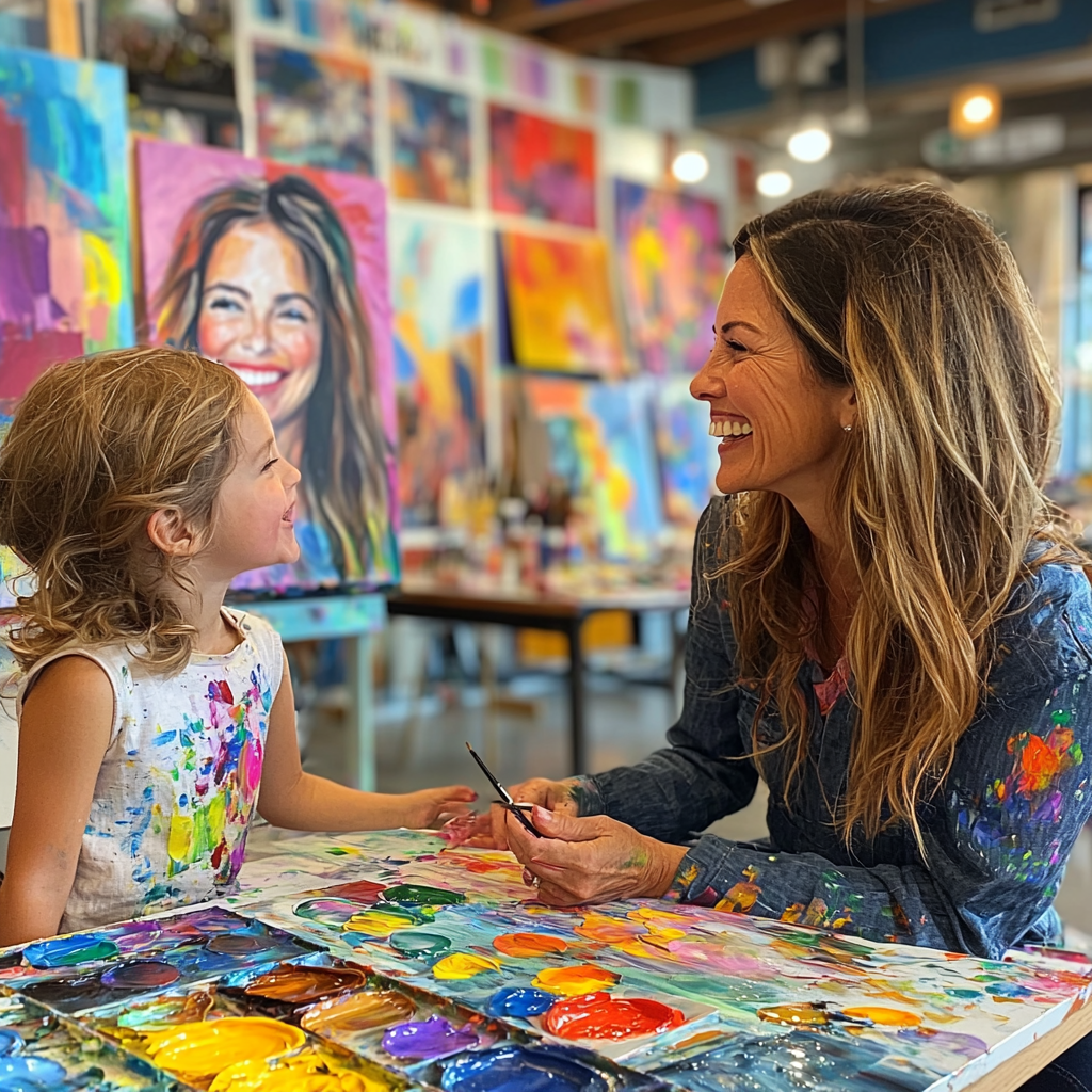 A Palette Of Love: Painting Each Other’s Portraits Paint By Diamond