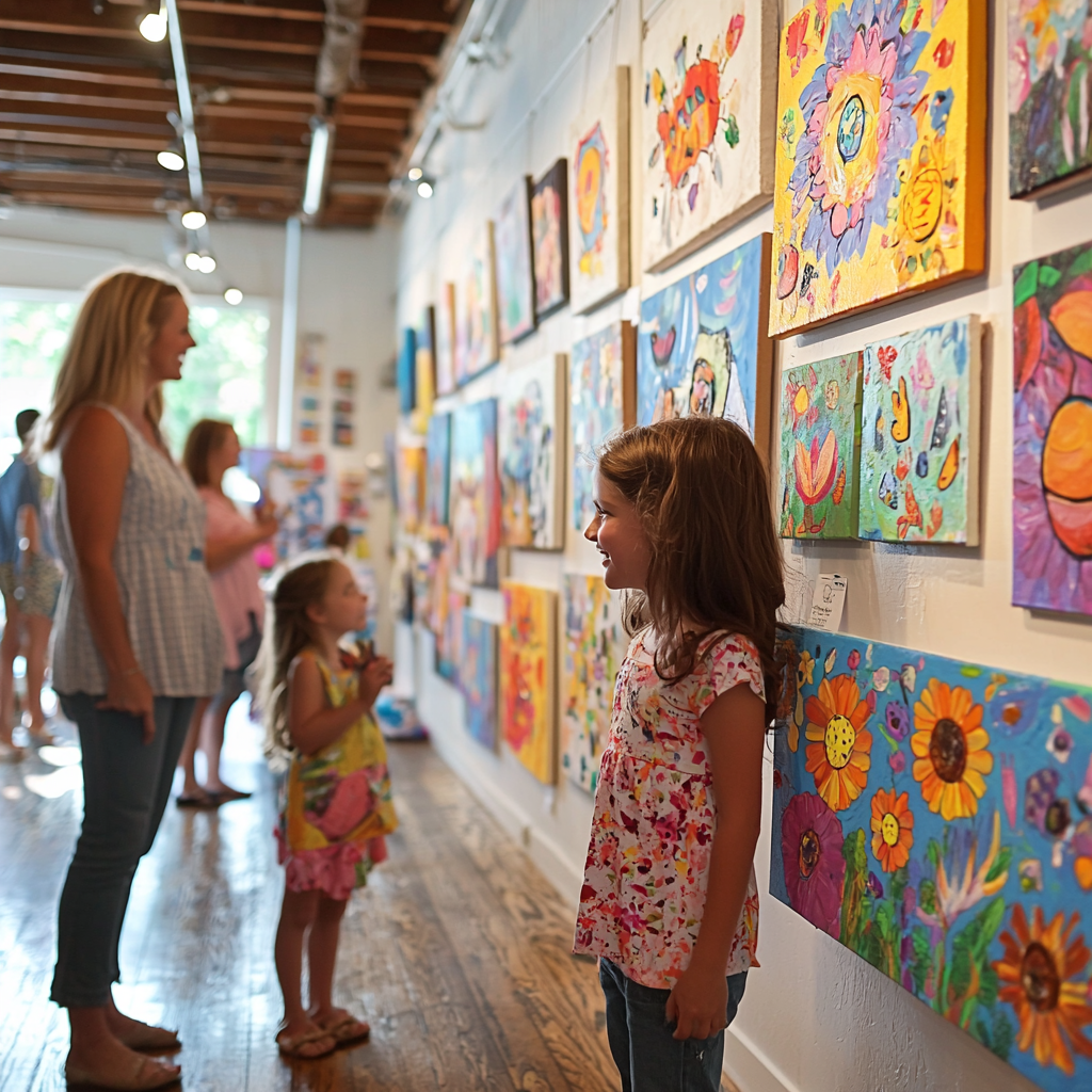 Kaleidoscope Of Emotions: A Family Art Gallery Paint By Diamond