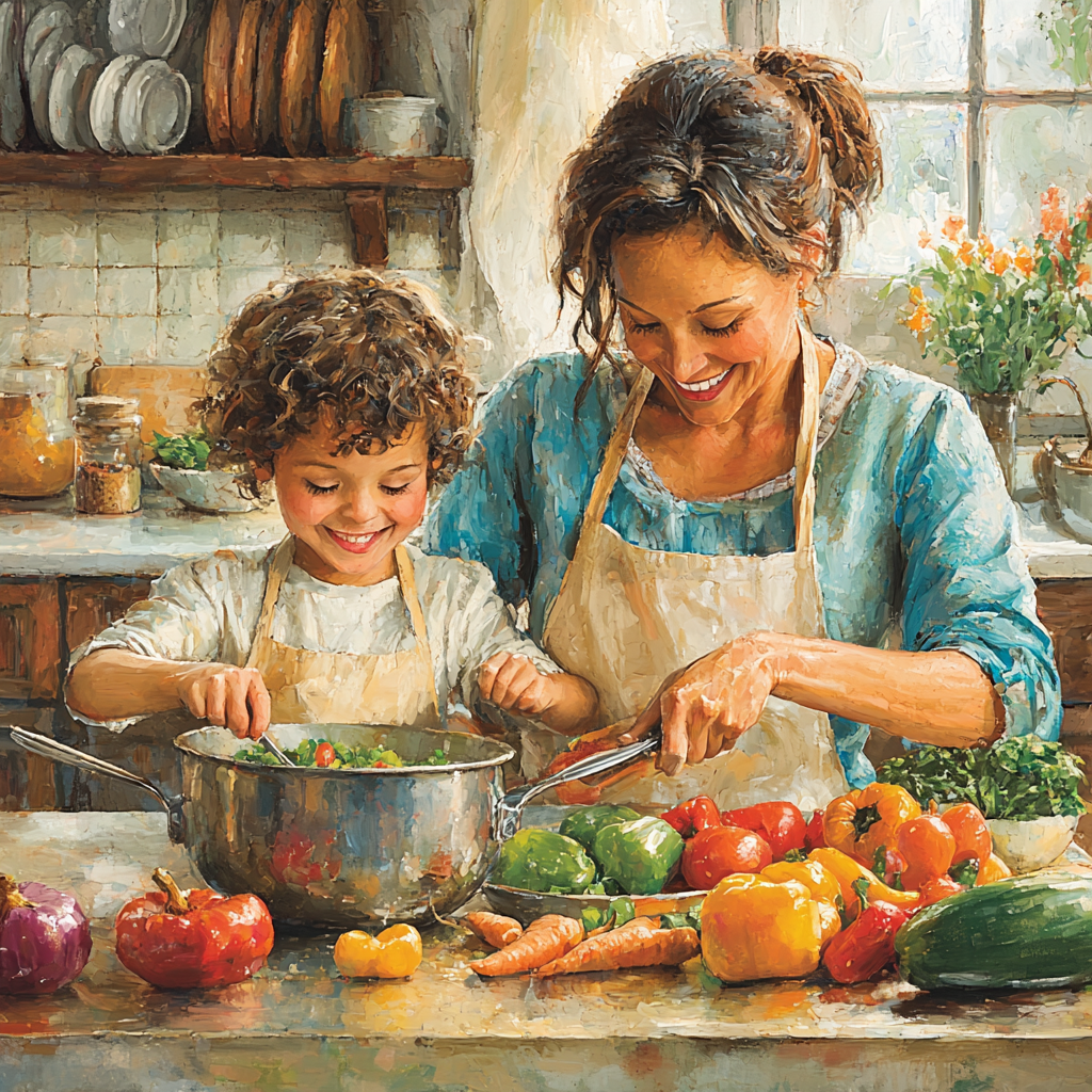 Adventures In Flavor: Cooking Together Paint By Color