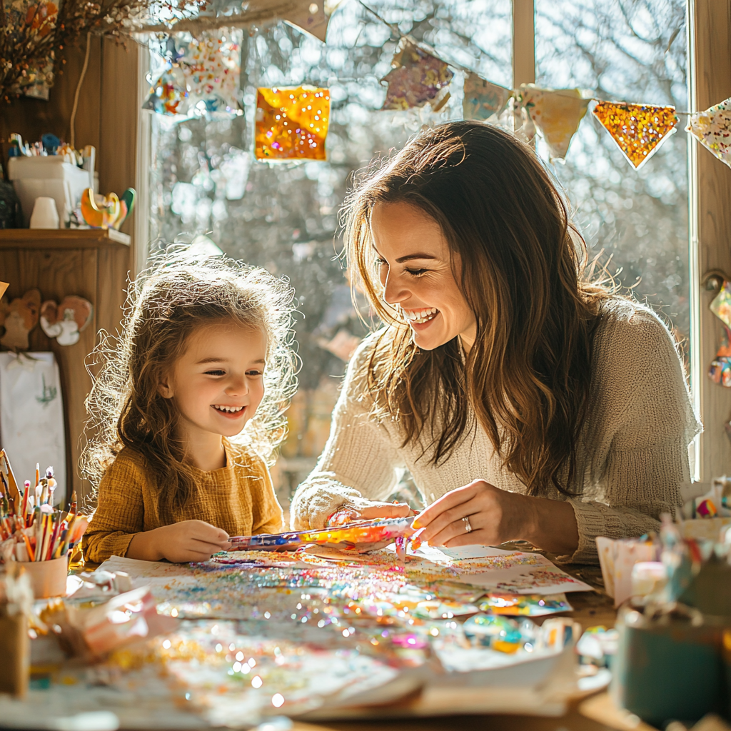 Chasing Rainbows: Creating Colorful Crafts Together Paint By Color