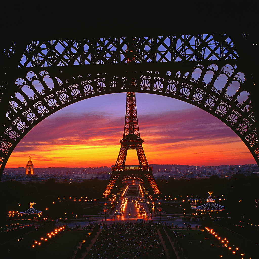 Torre Eiffel DIY Paint By Diamonds