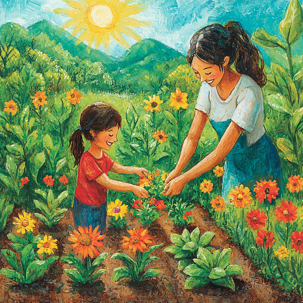 Garden Of Dreams: A Day Of Planting Together Paint By Diamonds Kits