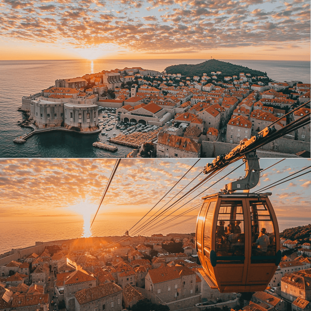 Dubrovnik Cable Car - Croatia Paint By Color