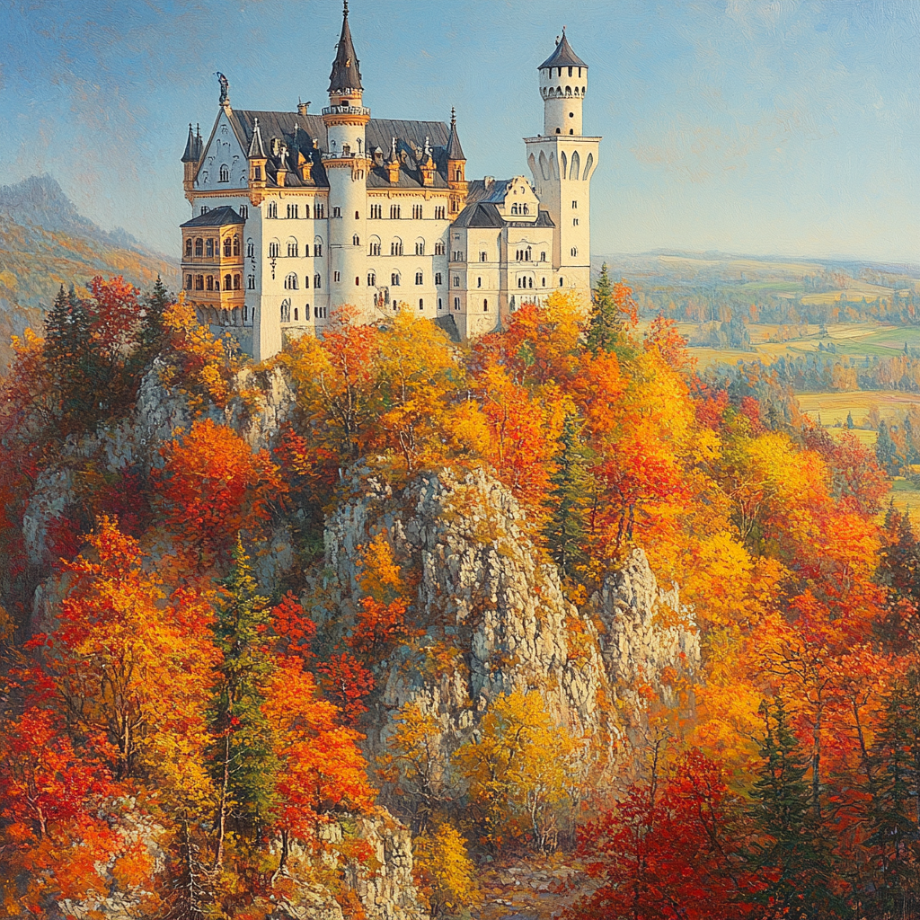 Neuschwanstein Castle - Bavaria diamond painting