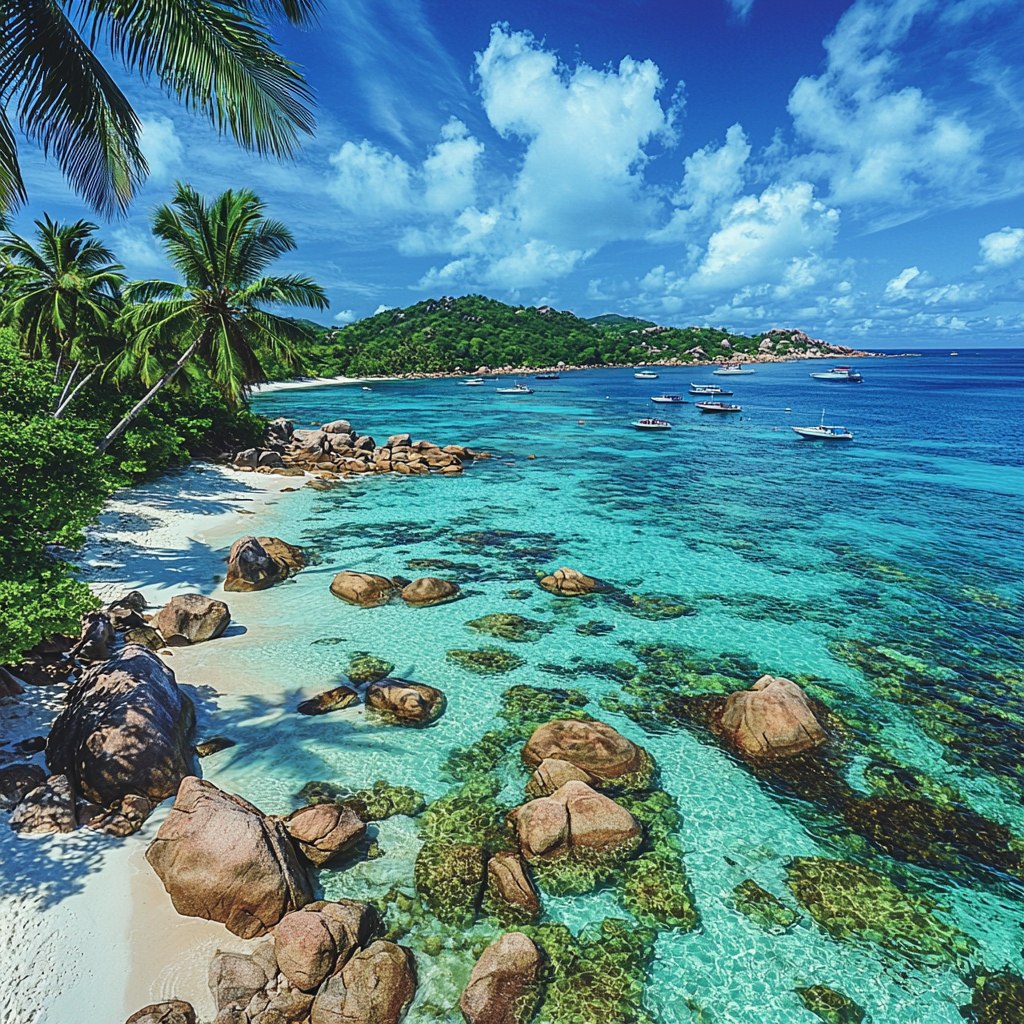 Seychelles Islands - Indian Ocean Diamond Painting