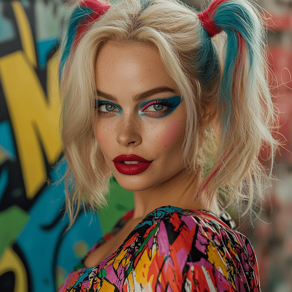 Margot Robbie: The Bold Queen Of The Big Screen Paint By Color
