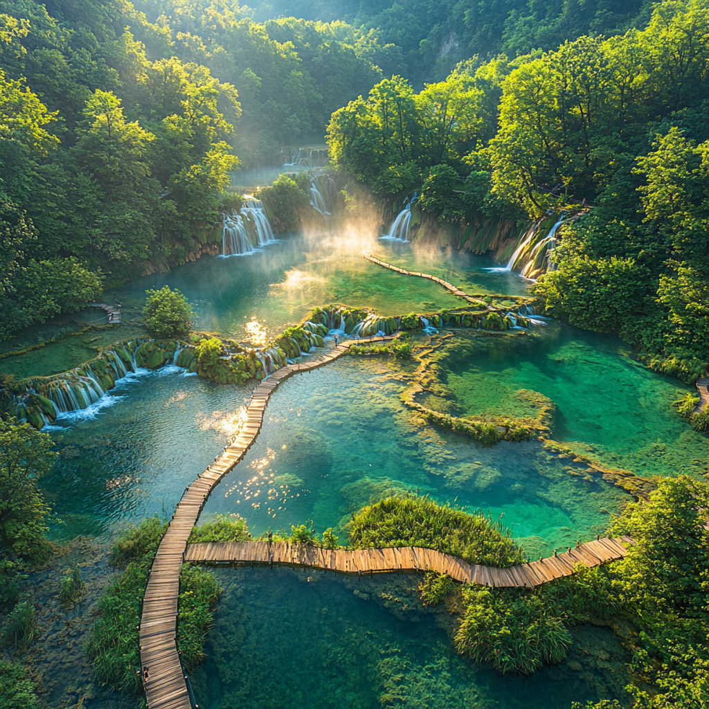 Plitvice Lakes - Croatia DIY Paint By Diamonds