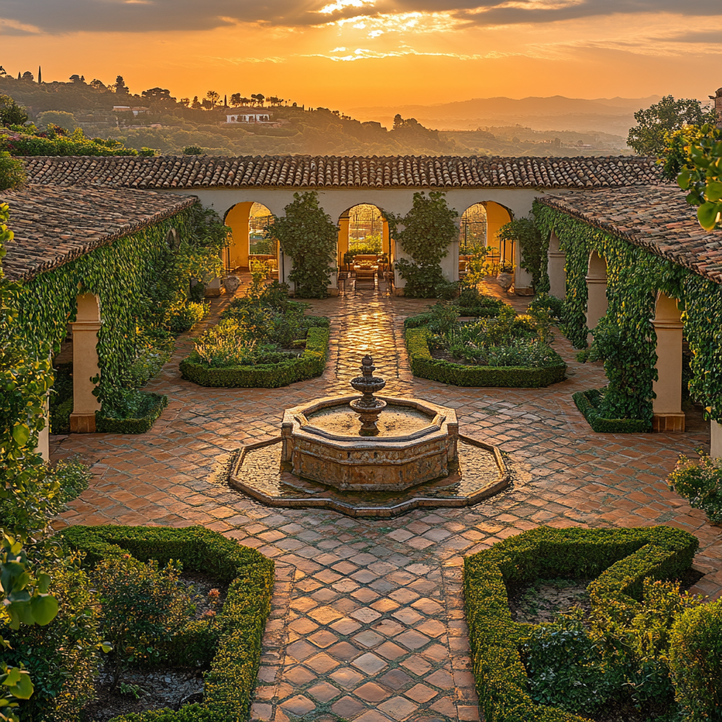 Alhambra Palace Gardens diamonded painting kits