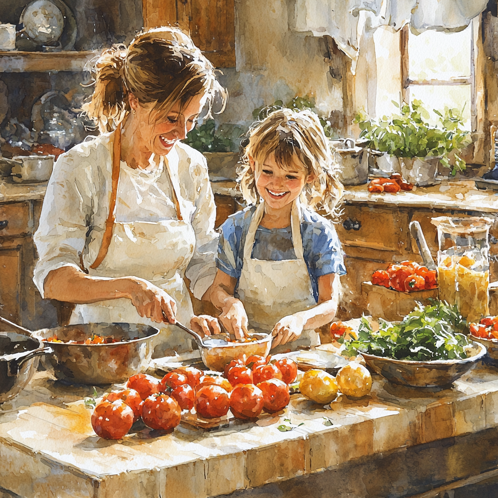 Culinary Adventure: Making Family Recipes Paint By Color