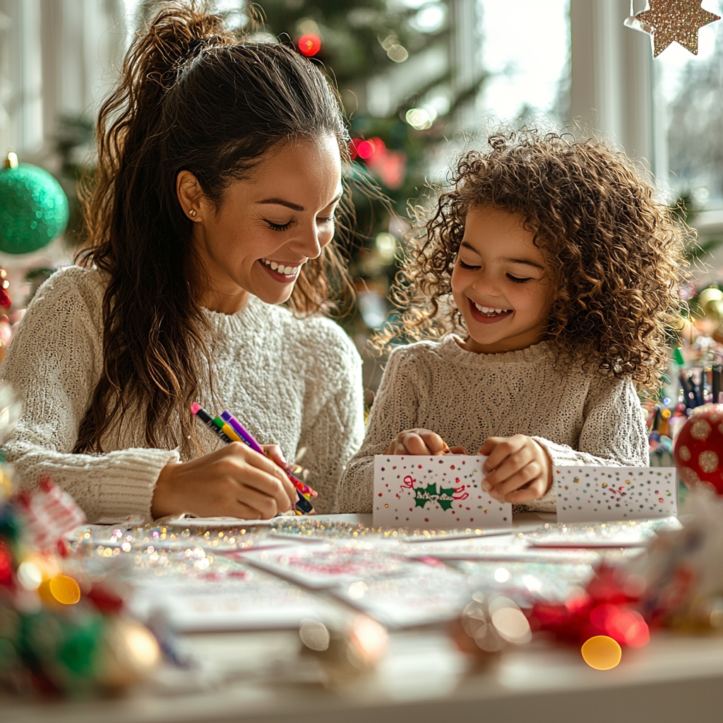 Seasonal Wonders: Crafting Holiday Greeting Cards Together Paint By Diamonds Kits