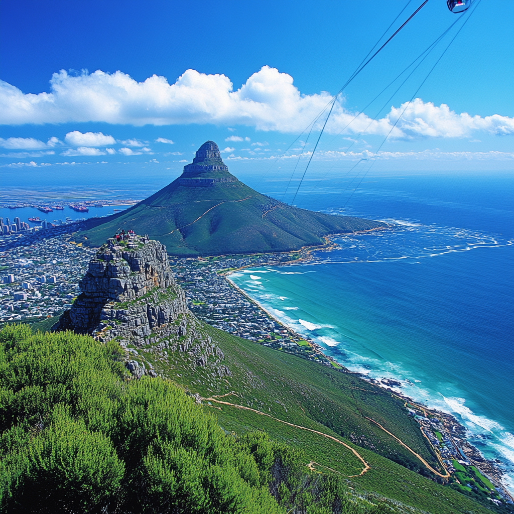 Table Mountain Summit DIY paint by diamonds