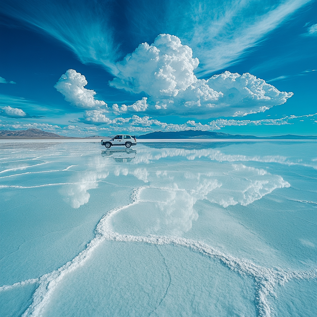 Salar De Uyuni Mirror Plains paint by diamonds