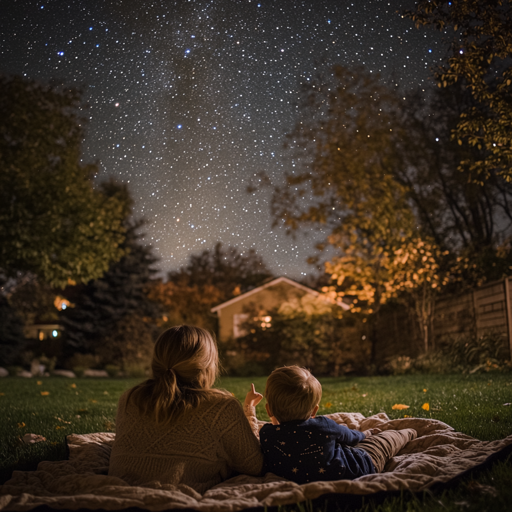 Dreaming Under The Stars: A Night Of Stargazing Paint By Diamonds Kits