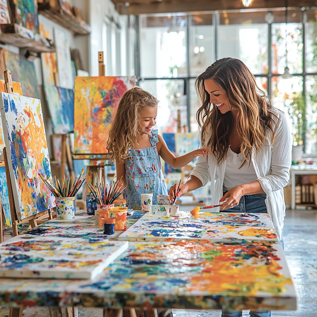 Colorful Journeys: A Painting Day At Home Paint By Diamond