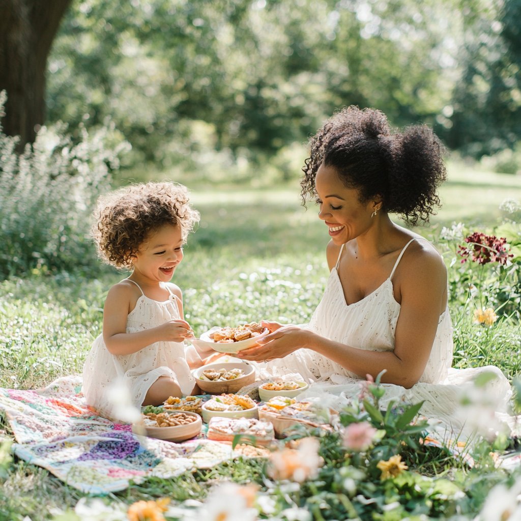 Savor The Day: An Interactive Family Picnic Paint By Diamonds Kits