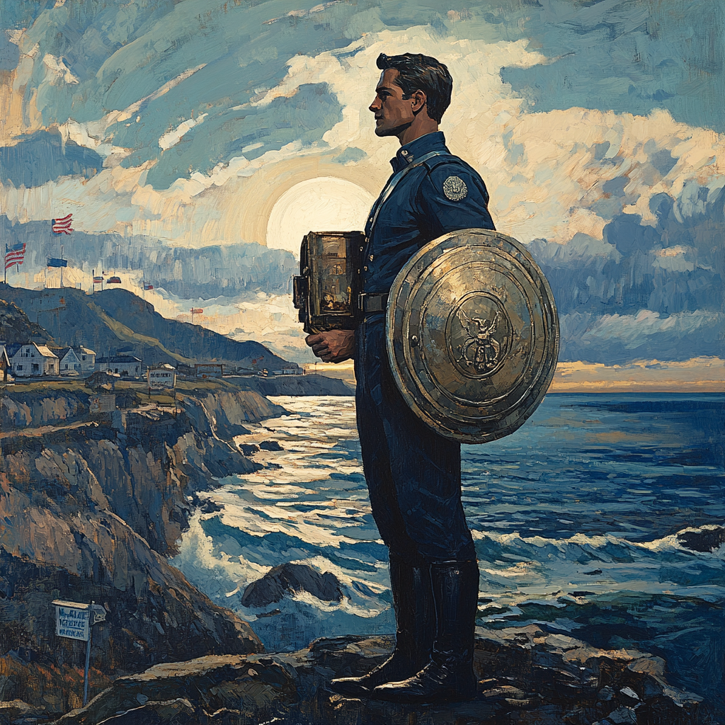 Chris Evans Captain Of The Quiet Dawn Paint by diamonds kits