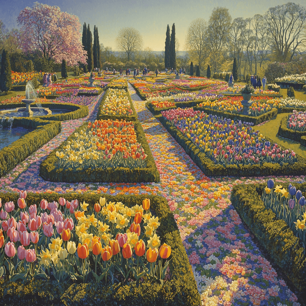 Keukenhof Gardens - Netherlands DIY Paint By Diamonds