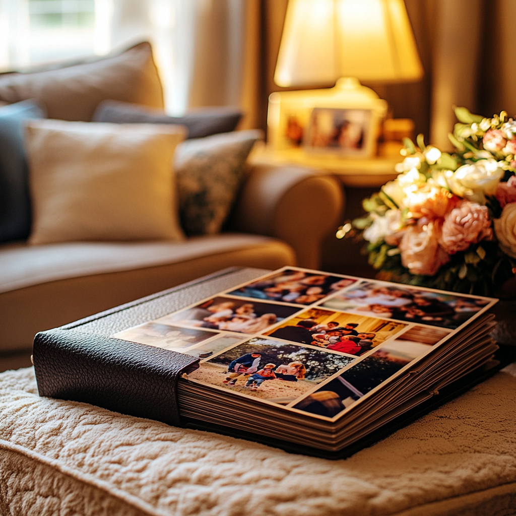 Timeless Reflections: A Mother And Child Journey Through Memories Paint By Color