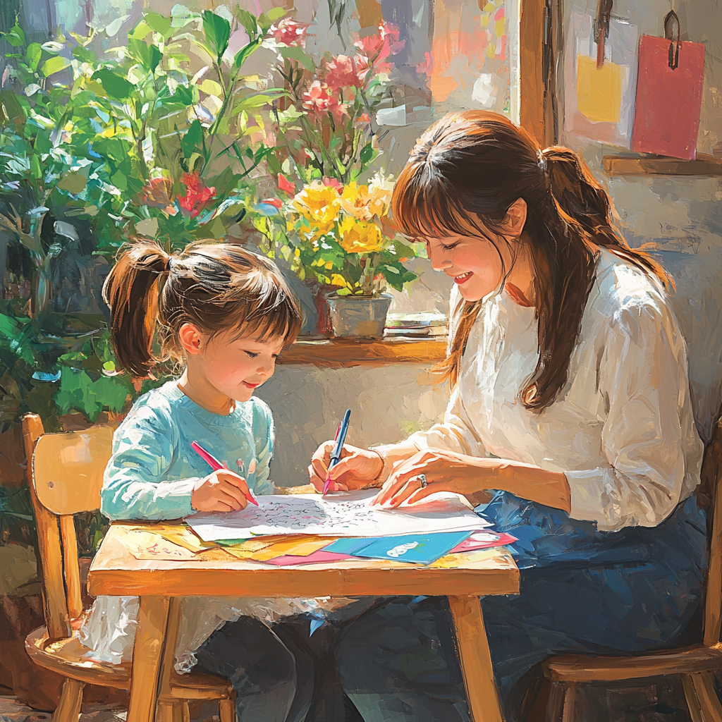 Treasured Whispers: Writing Letters To Each Other Painting By Diamonds Kit