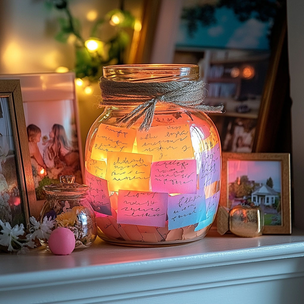 Timeless Reflections: A Personalized Memory Jar Paint By Diamond