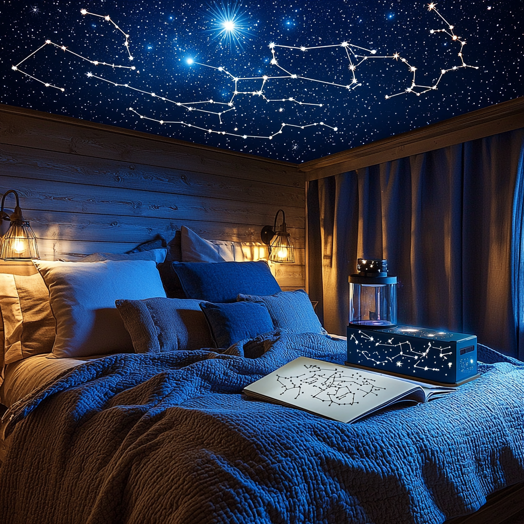 Mystic Moments: Moonlit Mother-Child Celestial Kit Painting Diamond Kit