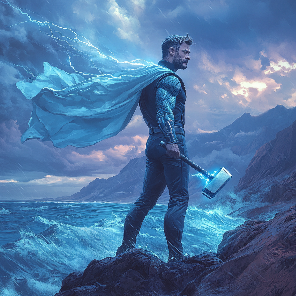 Chris Hemsworth: Thunderbound Journey Of Thor Paint by diamonds art