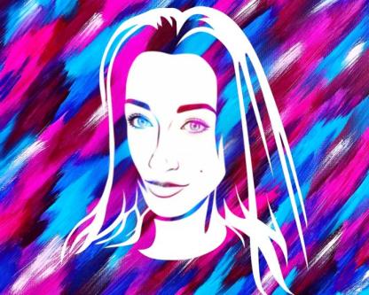 Personalized DIY Portrait Stencil Art Canvas