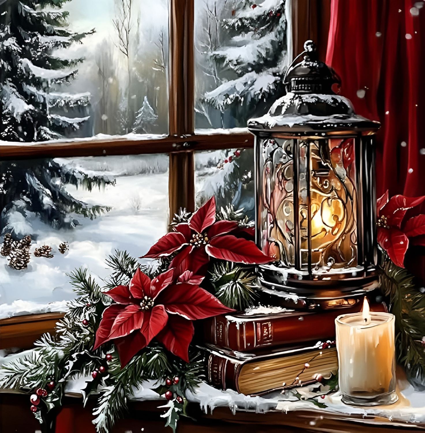 Wall Decor Arts Craft 5D Christmas Diamond Art Kits