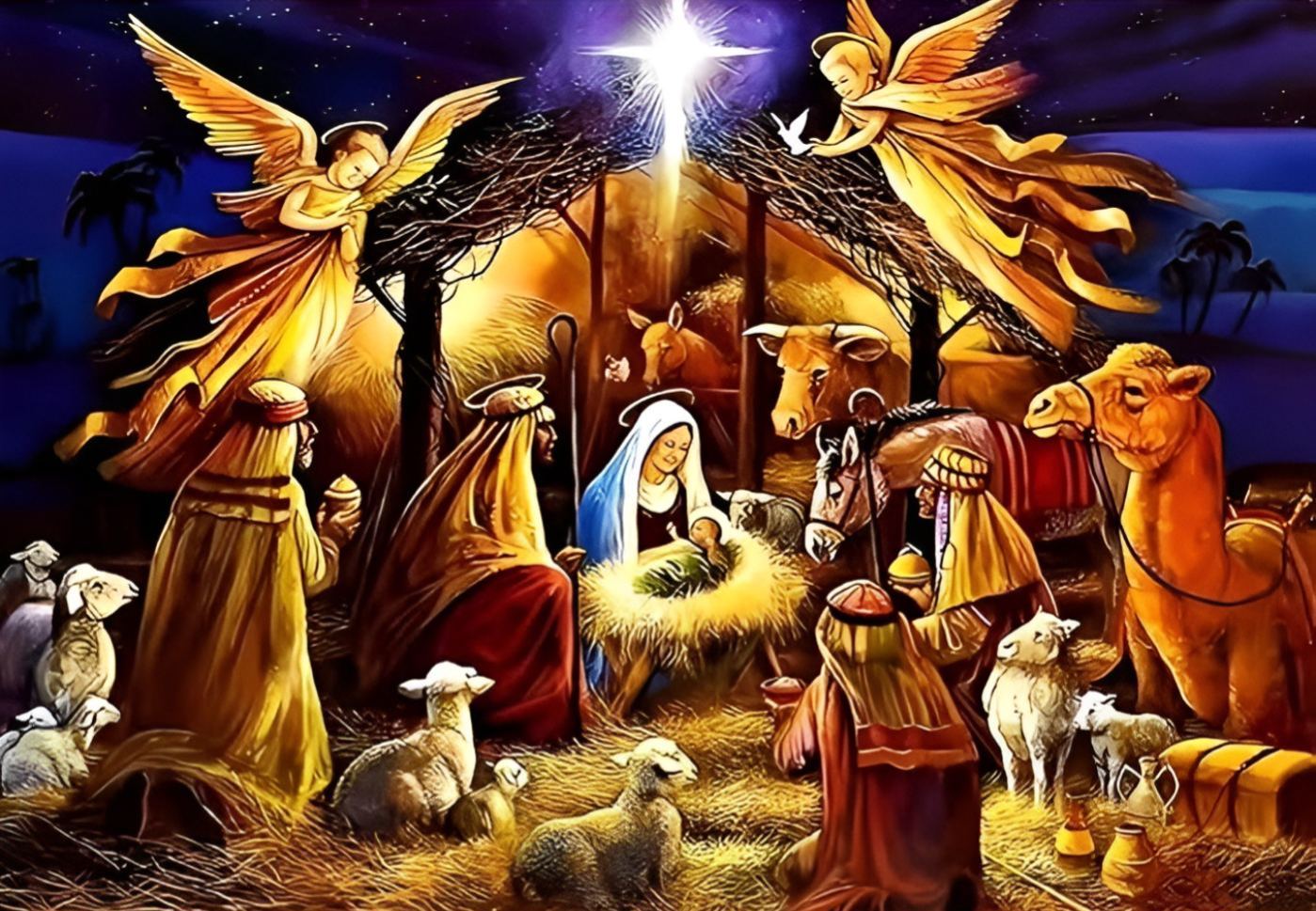 5D Jesus Diamond Painting Kit for Adults with Full Drill Round Beads