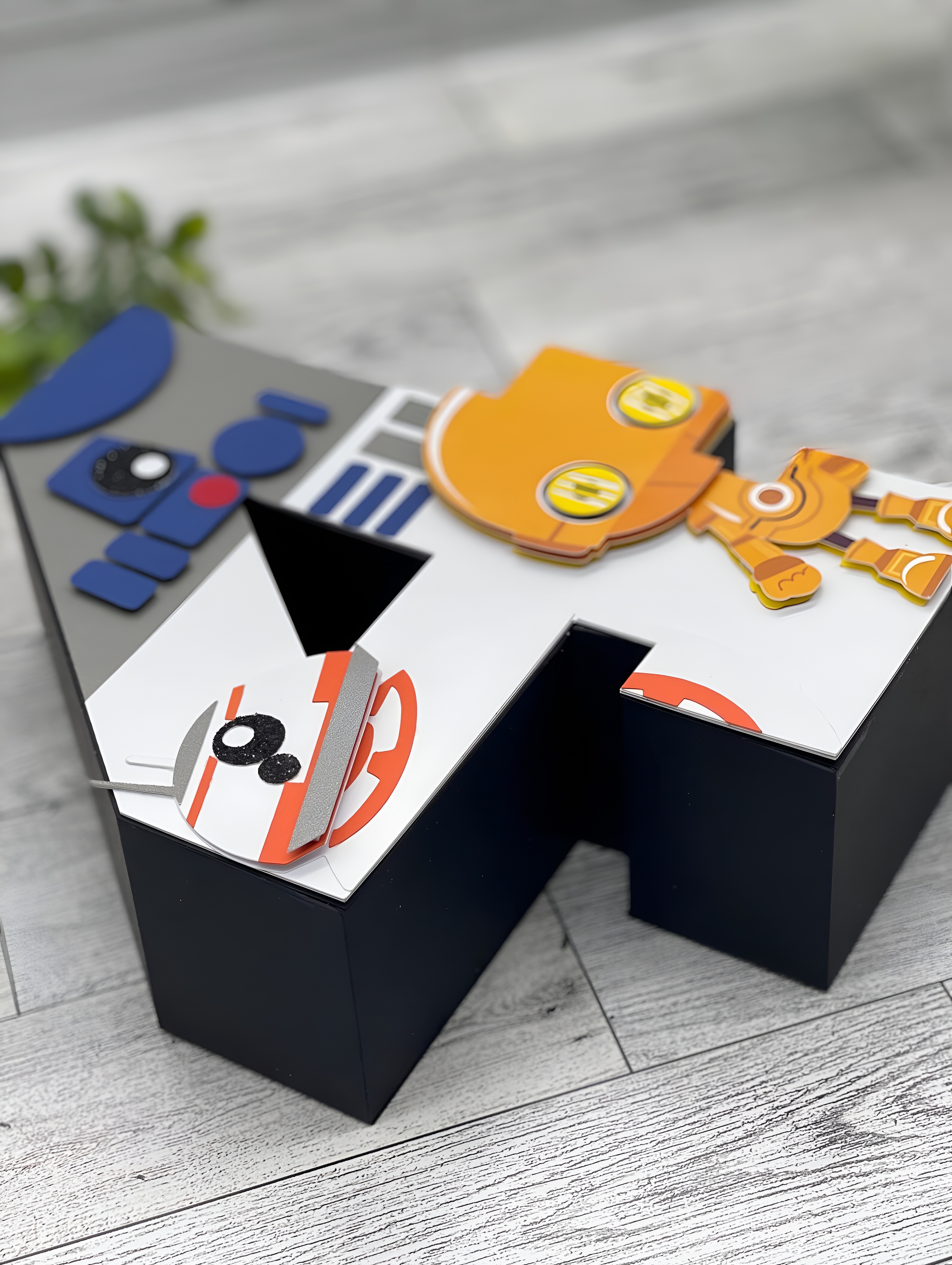 Personalized Star Wars 3D Number Party Decor