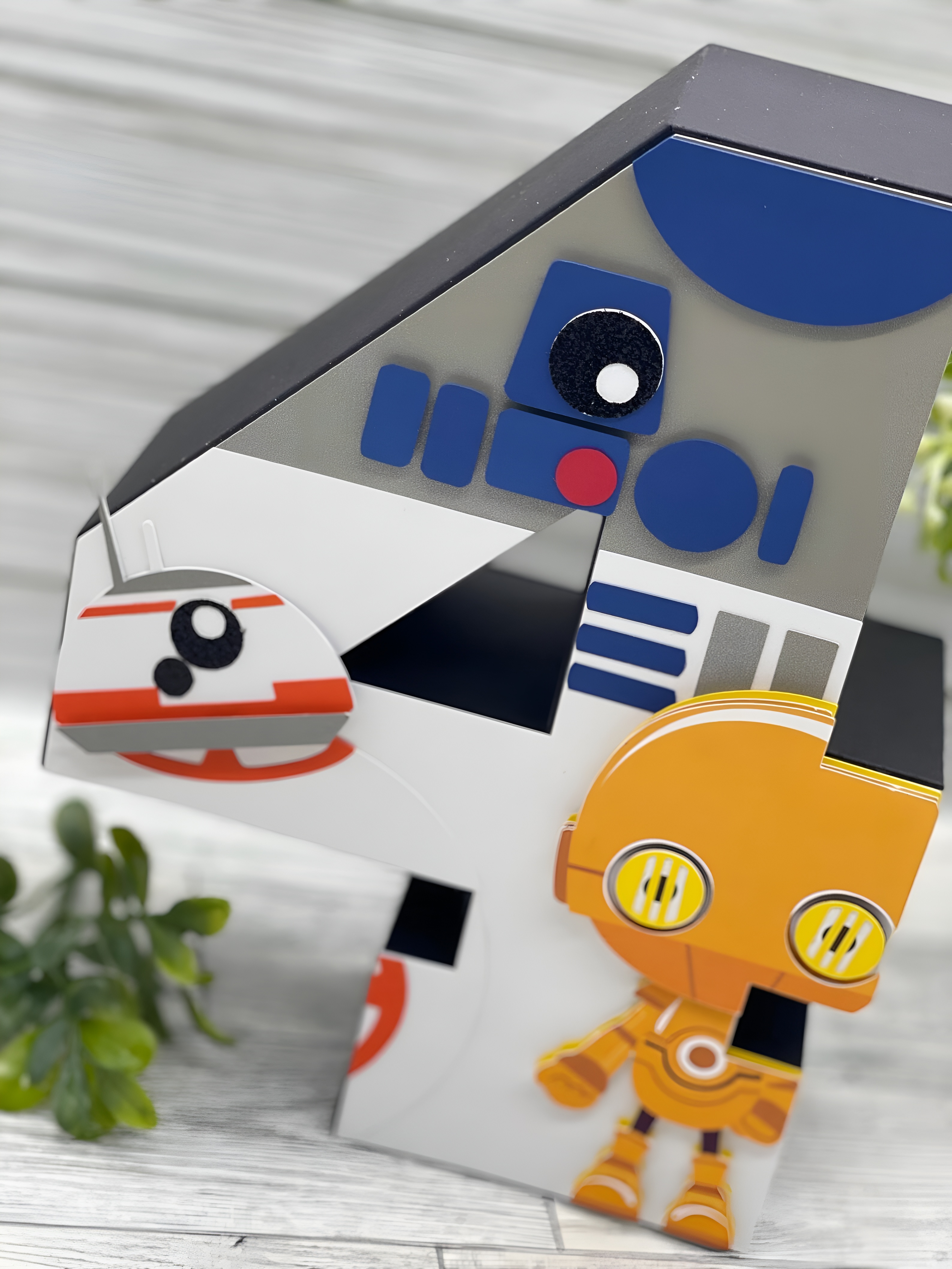 Personalized Star Wars 3D Number Party Decor