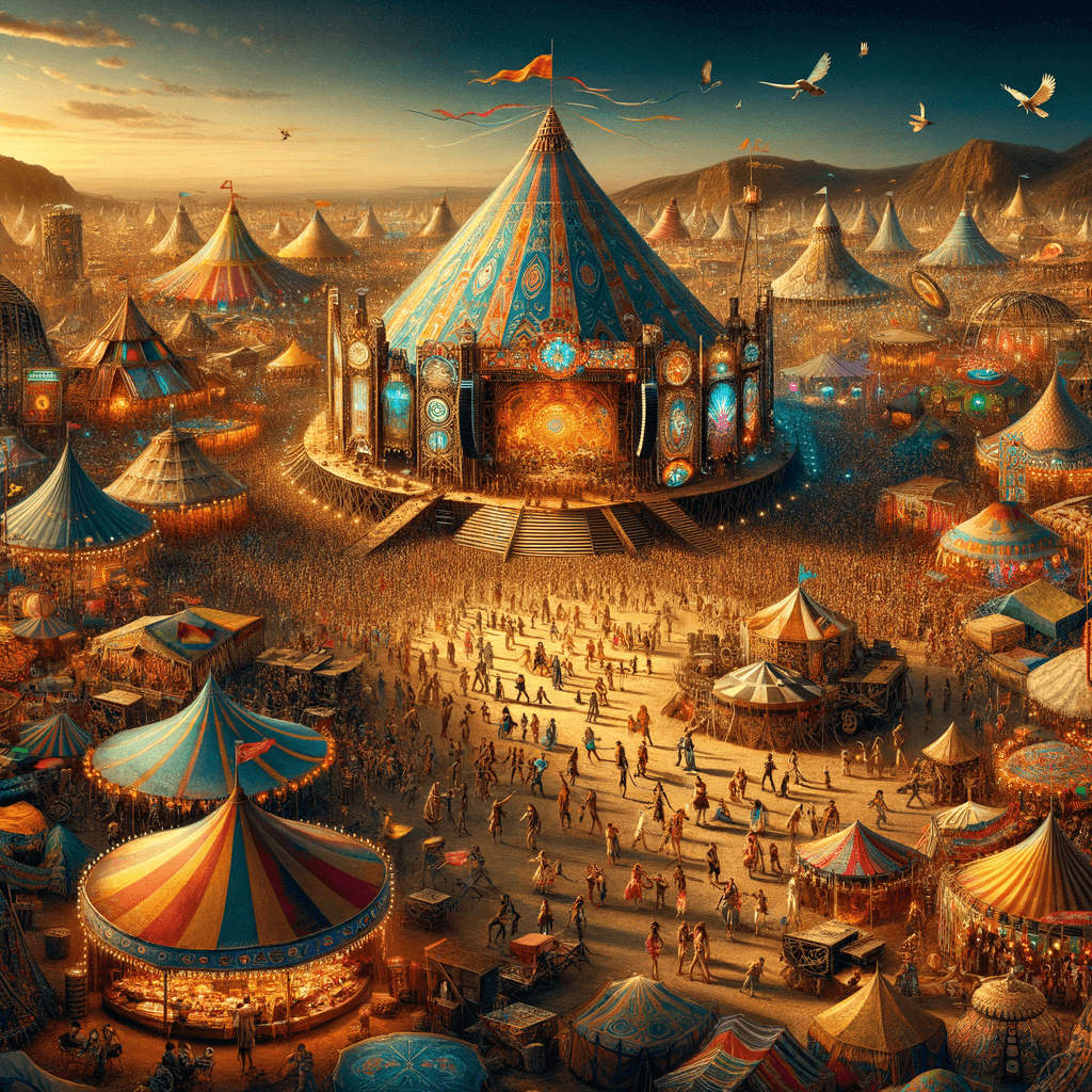 Glastonbury Festival DIY Paint By Diamonds