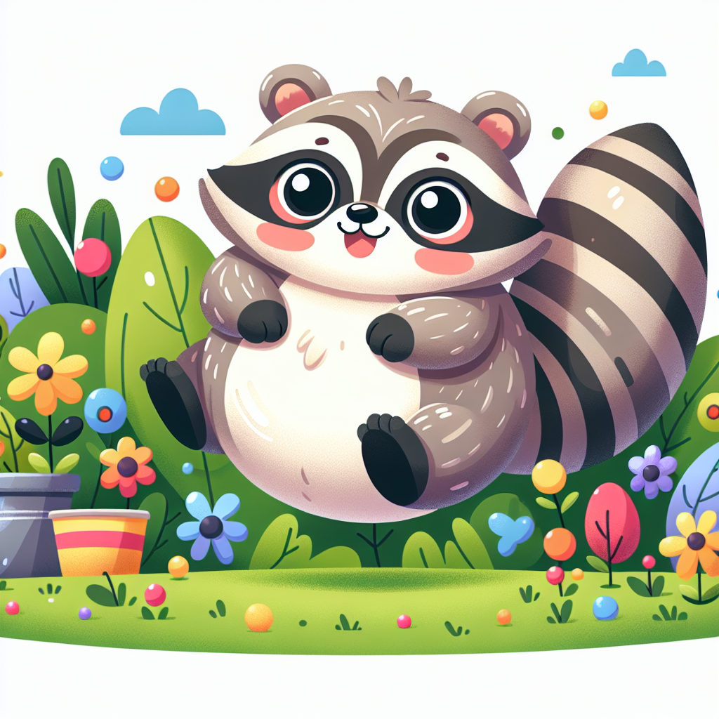 Cuddly Raccoon Paint By Diamonds Art
