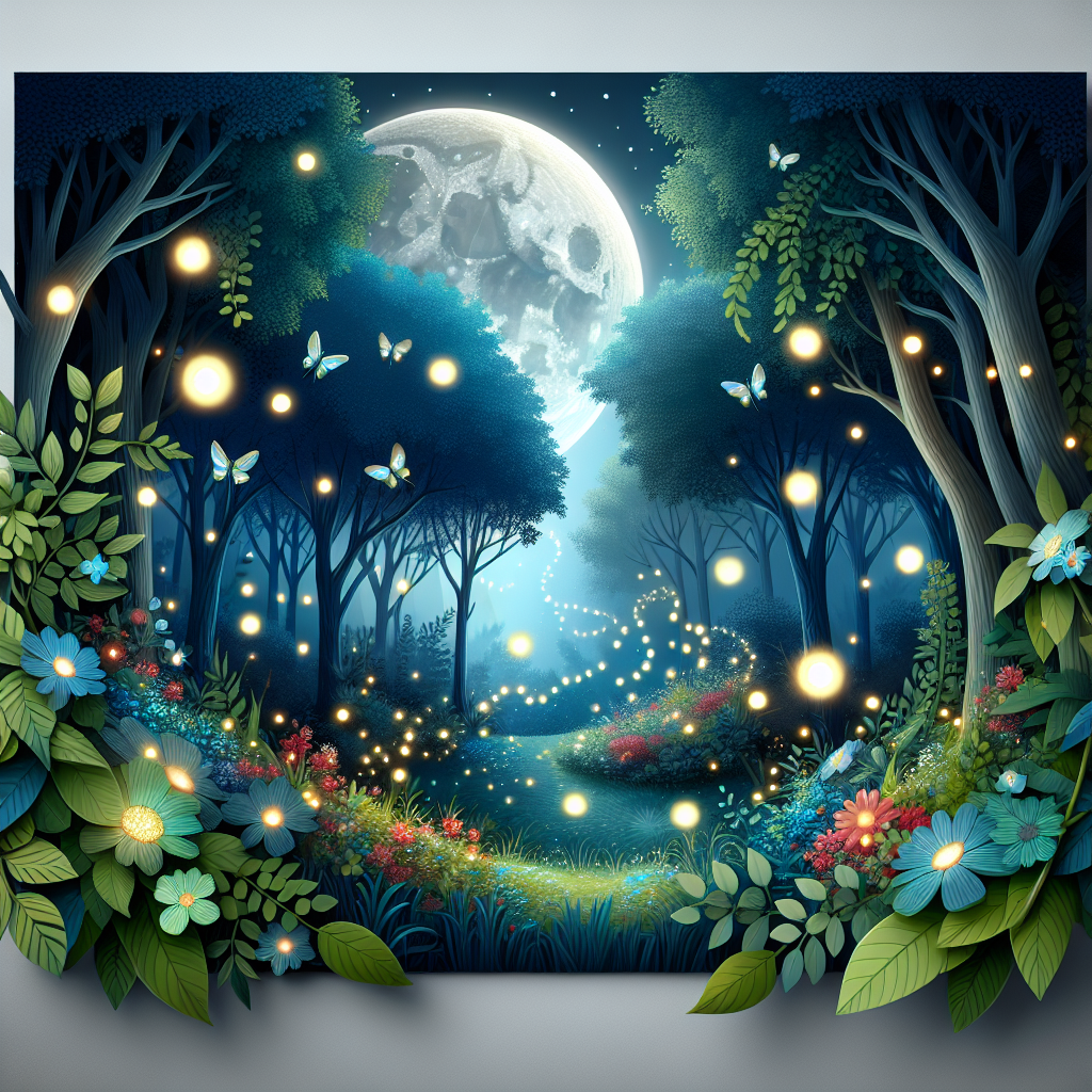 Enchanting Night Forest Paint By Diamonds Kits