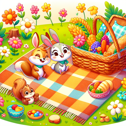 Enchanted Garden Picnic Paint By Diamonds